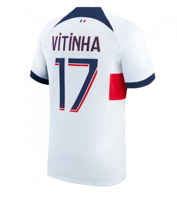 Paris Saint-Germain Vitinha Ferreira #17 Bortatröja 2023-24 Kortärmad